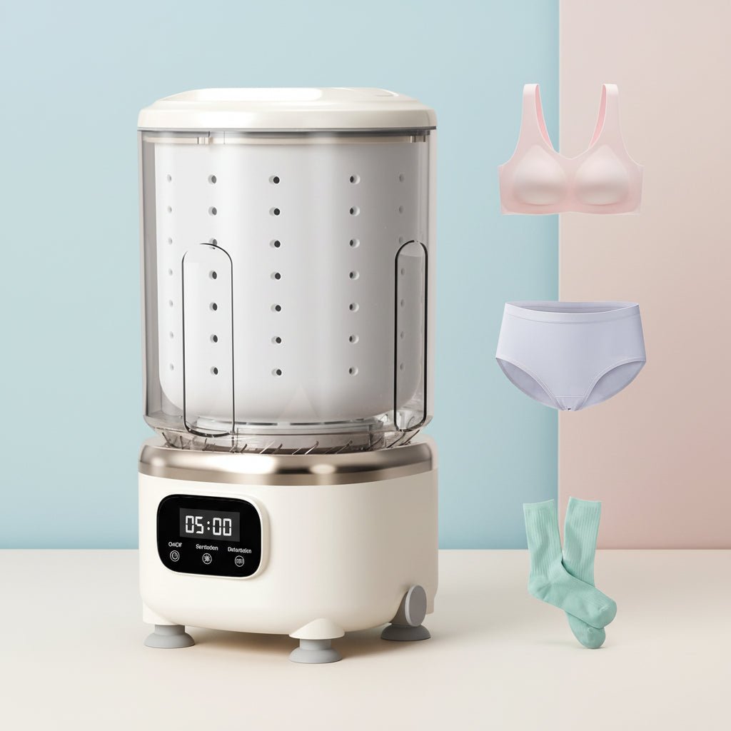 Compact Portable Mini Laundry Washer Spinner