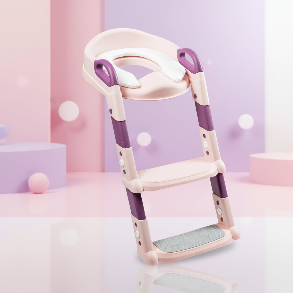 Easy Potty Trainer Step Stool with Non Slip Seat