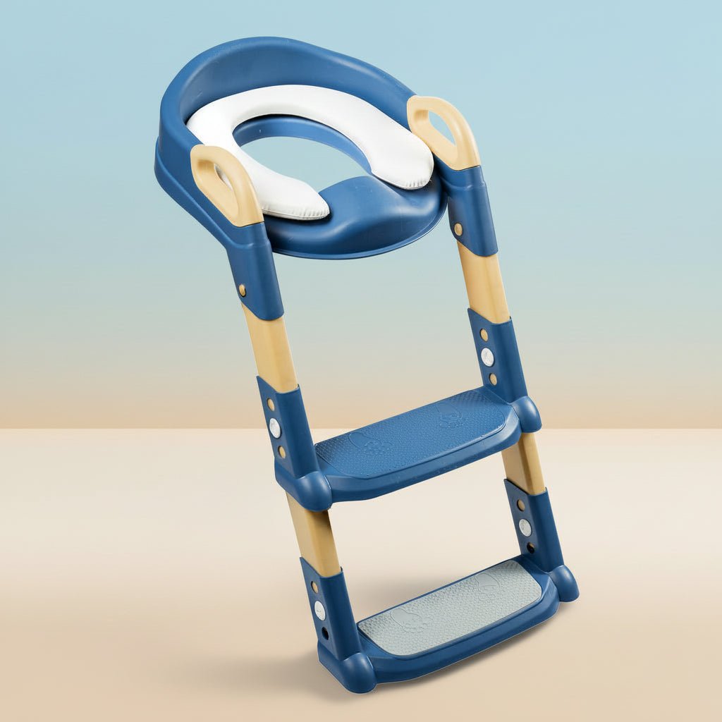 Easy Potty Trainer Step Stool with Non Slip Seat