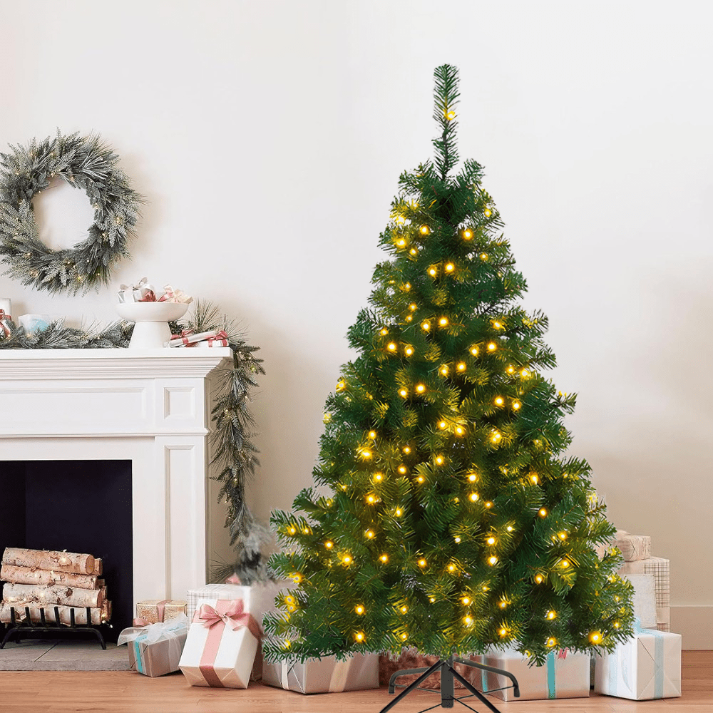 Slim White 48 Artificial Christmas Tree Pre Lit - SweetyGem