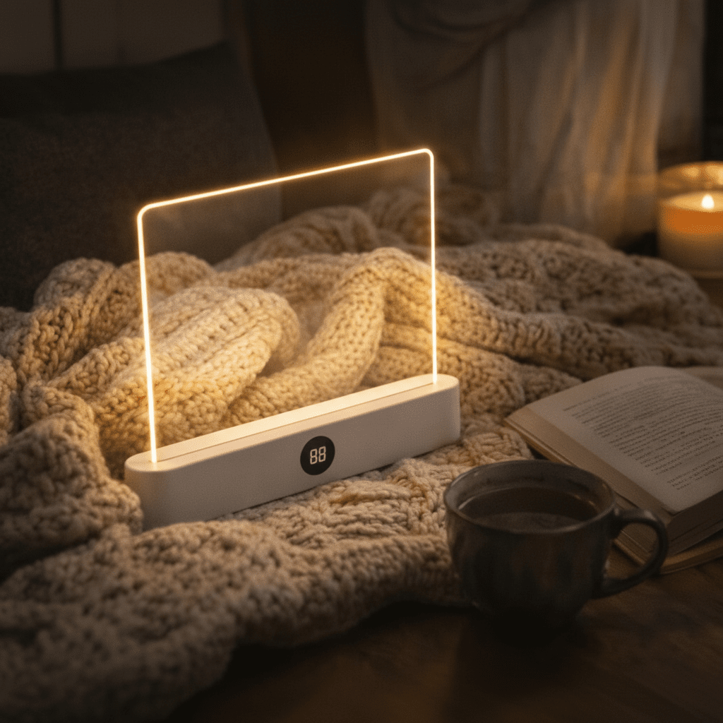 Portable Slim LED Book Light USB Rechargeable Lamp