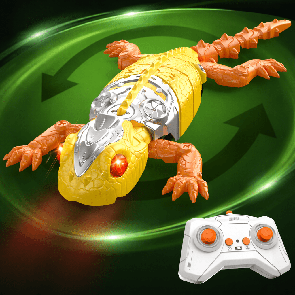 Fun Interactive Reptile Robot Toy 360 Spin