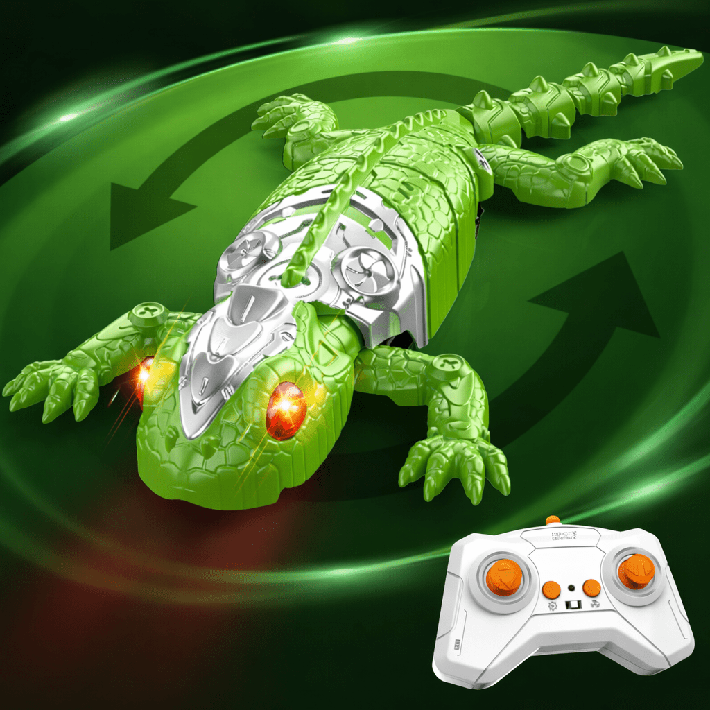 Fun Interactive Reptile Robot Toy 360 Spin