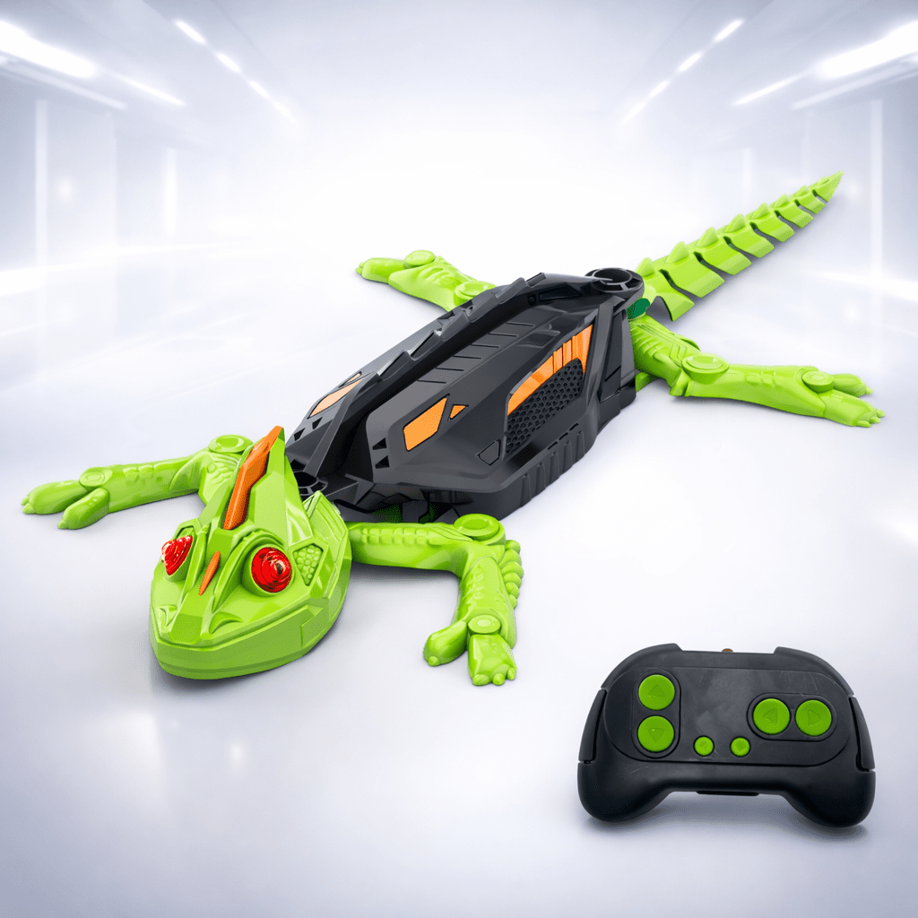 Fun Interactive Reptile Robot Toy 360 Spin