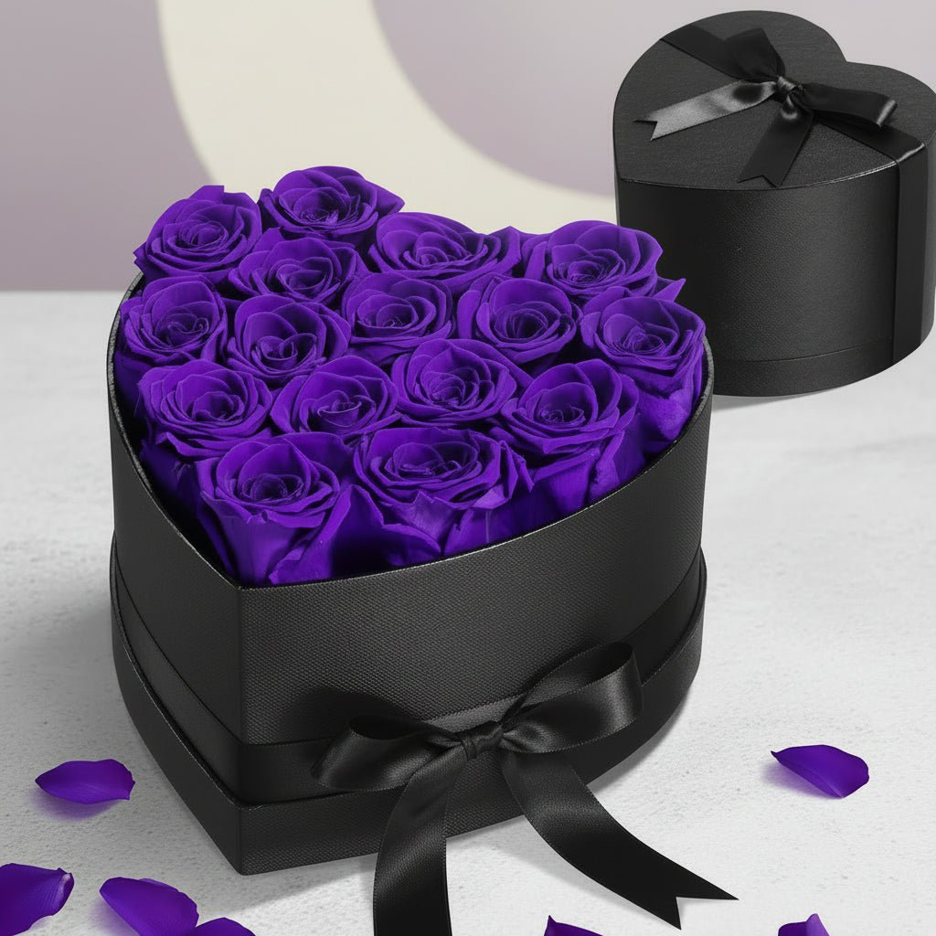 Long Lasting Rose Bouquet Luxury Flower Gift Box - SweetyGem