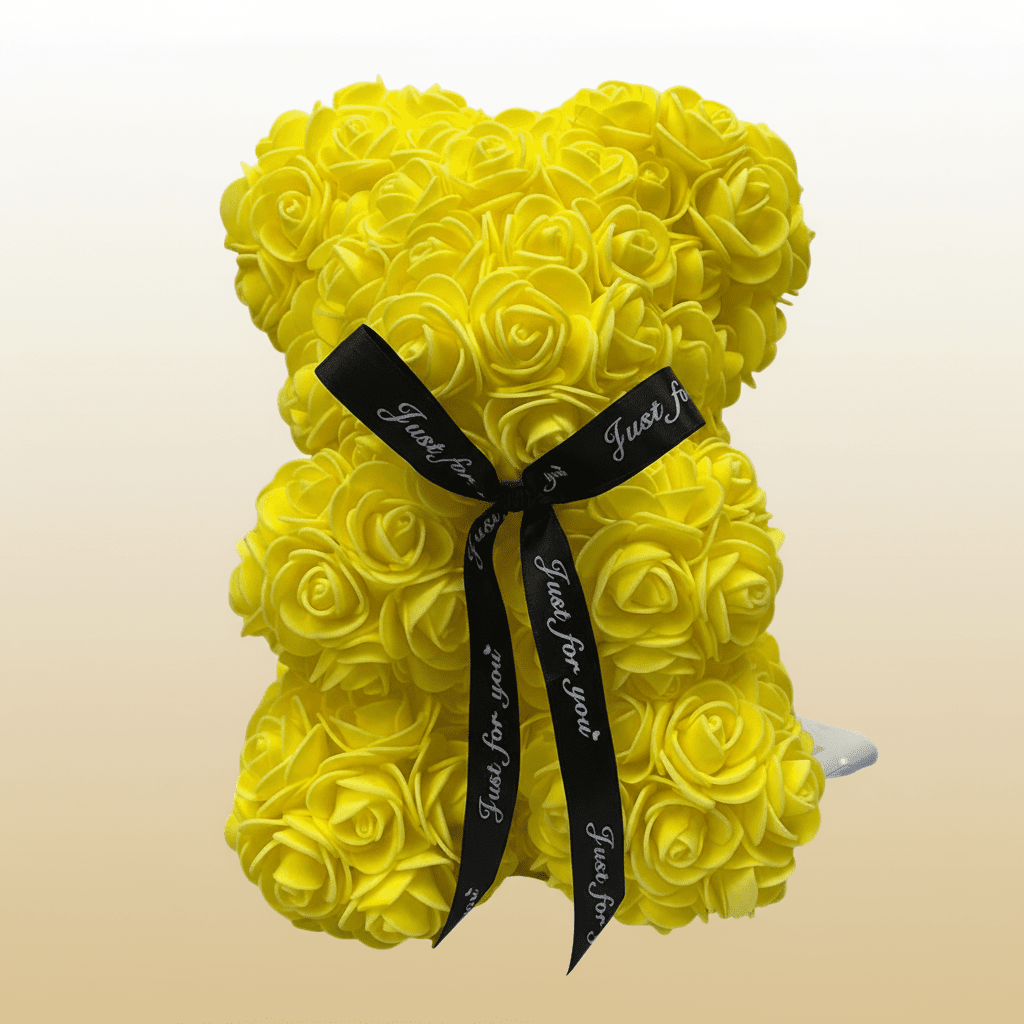 Lovely Fresh Flower Teddy Bear Romantic Gift