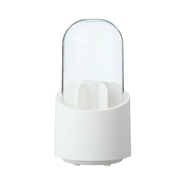 Rotating Makeup Brush Cosmetics Holder with Lid