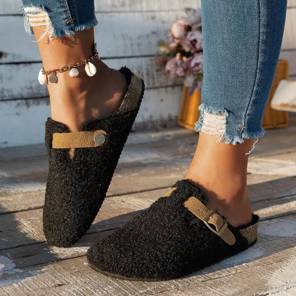 Cozy Fleece Lined Warm Slippers for Winter