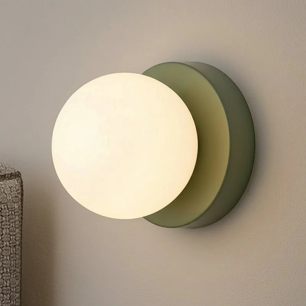 Chic Glass Indoor Wall Light Fixture