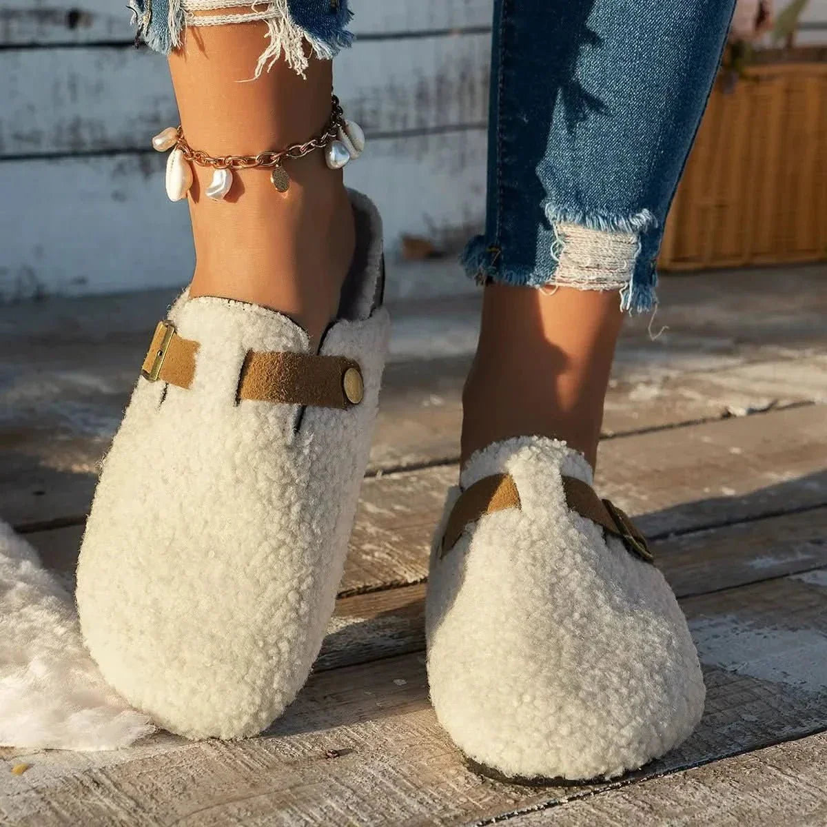 Cozy Fleece Lined Warm Slippers for Winter - SweetyGem