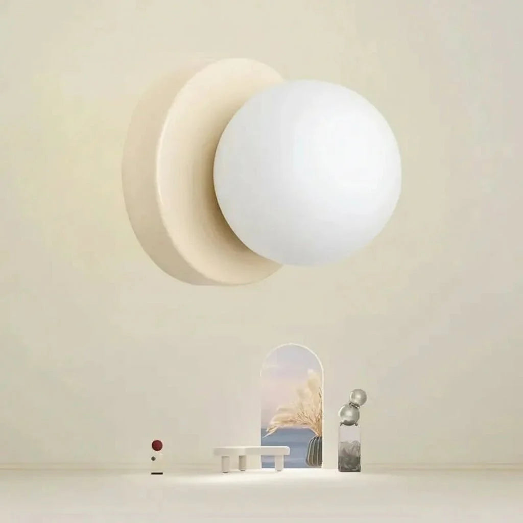 Chic Glass Indoor Wall Light Fixture
