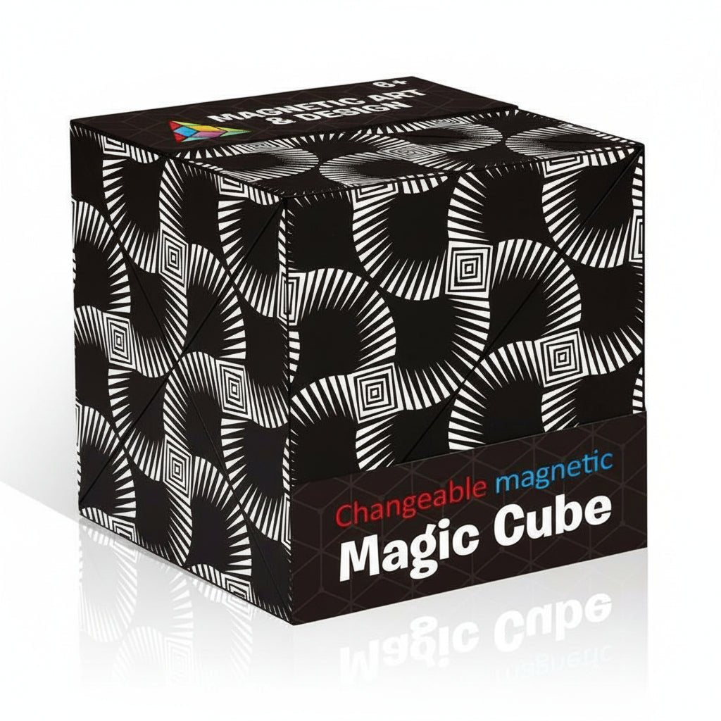 Challenging 3D Magnet Puzzle Cube Brain Teaser Toy