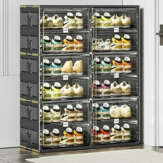 Foldable Shoe Storage Cubes Compact Shelf Organizer - SweetyGem