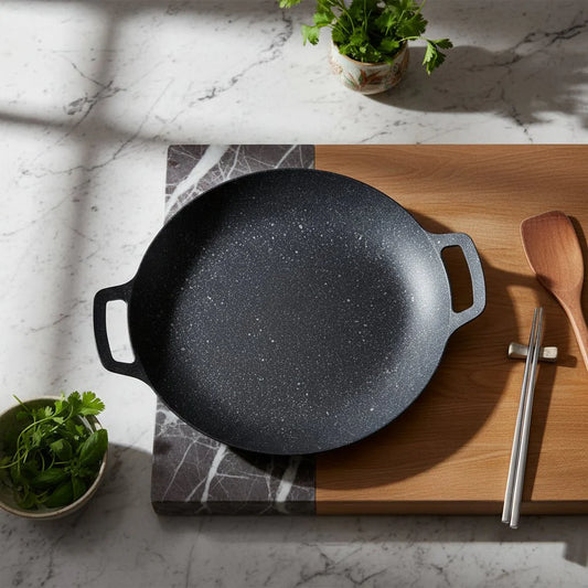 Easy Nonstick Stone Frying Pan for Indoor Grilling - SweetyGem