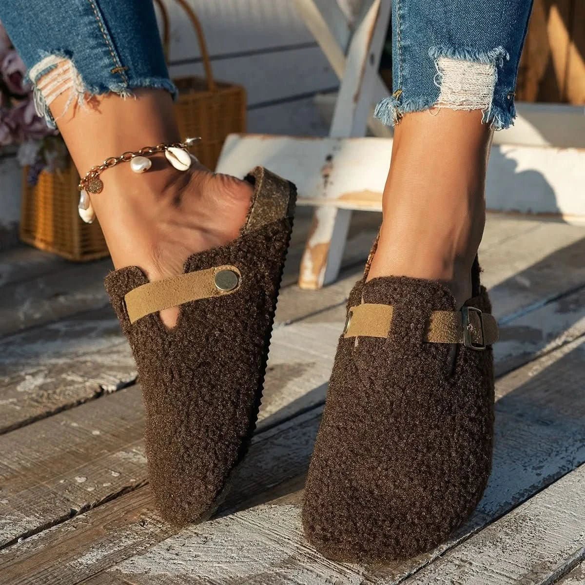 Cozy Fleece Lined Warm Slippers for Winter