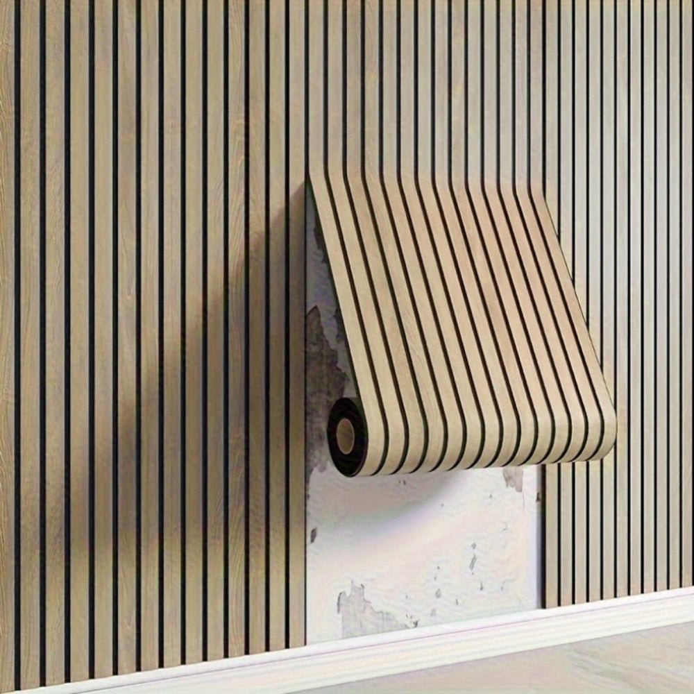 Easy Stick 3D Wooden Wall Panels Home Decoration