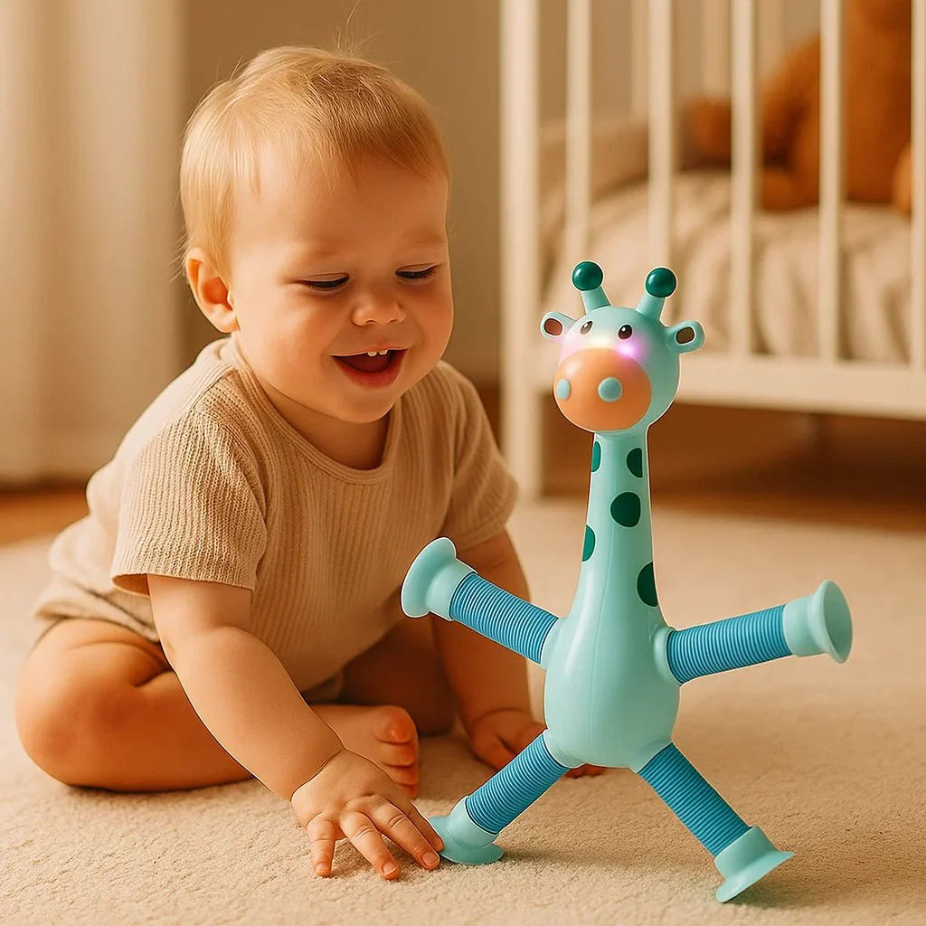 Soft Baby Teething Giraffe Toy Set