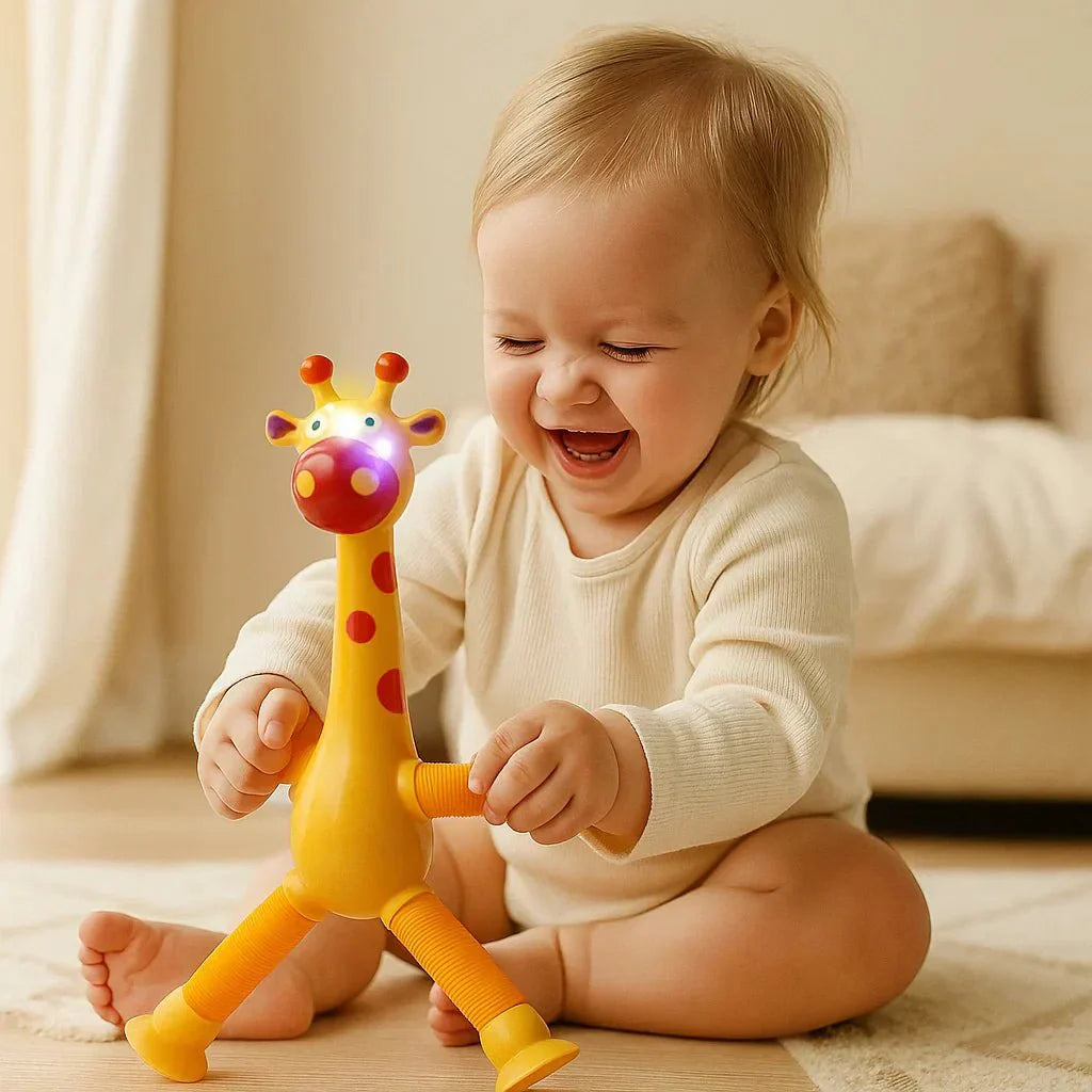 Soft Baby Teething Giraffe Toy Set