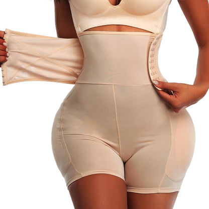 Side Hooks Waist Trainer Hips Shapewear Short