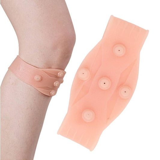 Silicone Magnetic Knee Support Strap for Compression Exercise