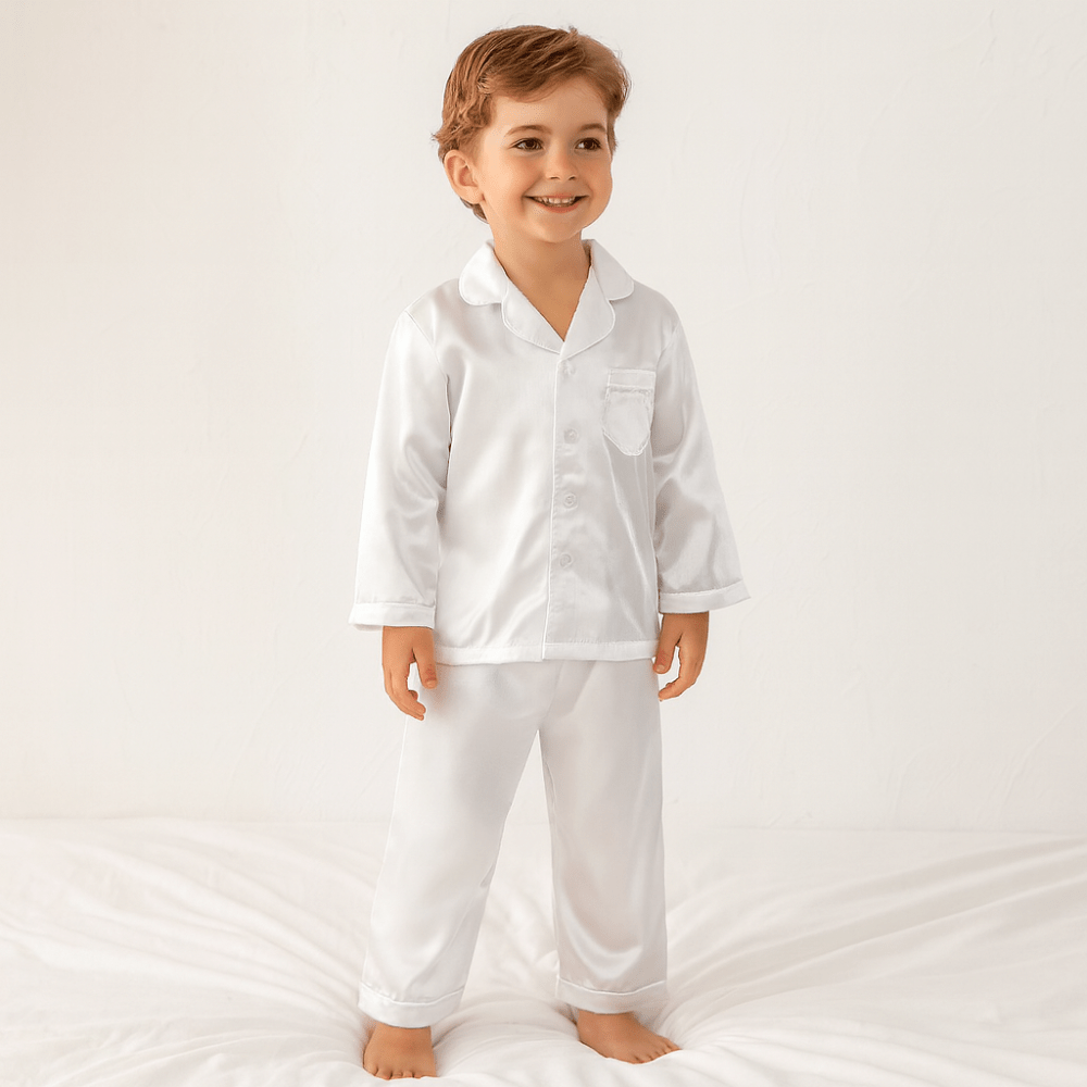 Soft Kids Pajamas Mulberry Sleep Set Comfort Nightwear