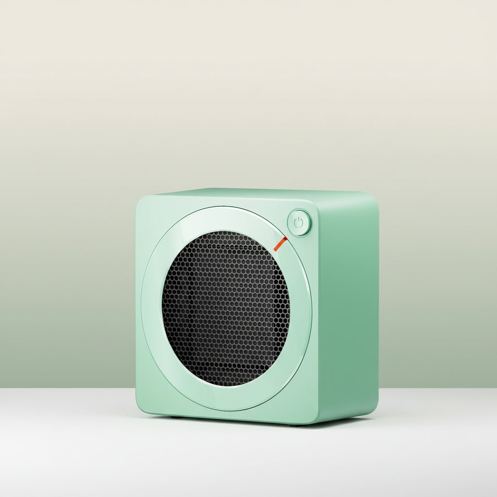 Compact Portable Electric Heater 500W Ceramic Safe Quiet