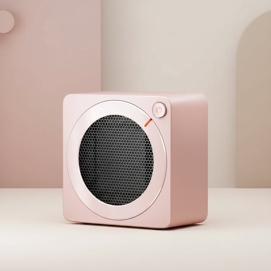Compact Portable Electric Heater 500W Ceramic Safe Quiet