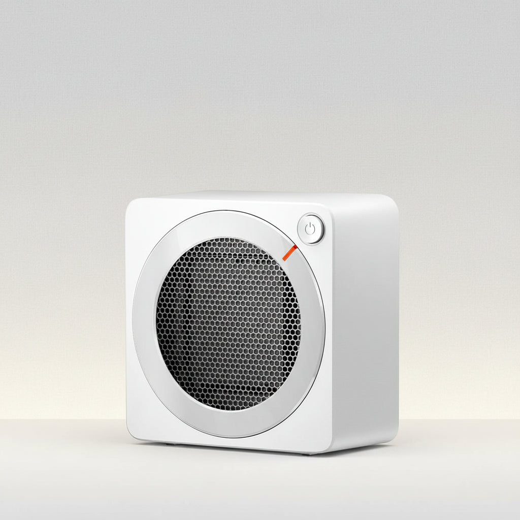 Compact Portable Electric Heater 500W Ceramic Safe Quiet