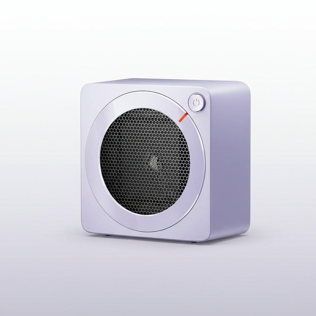 Compact Portable Electric Heater 500W Ceramic Safe Quiet