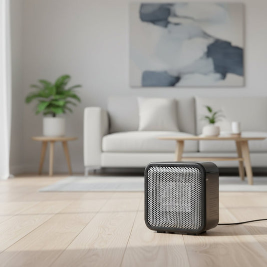 Compact Ceramic Heater with Safety Controls - SweetyGem