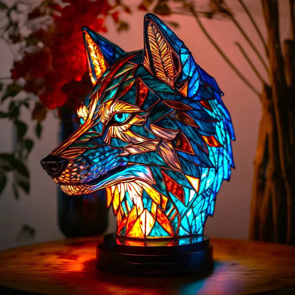 Colorful Glass Animal Figurine Table Light - SweetyGem