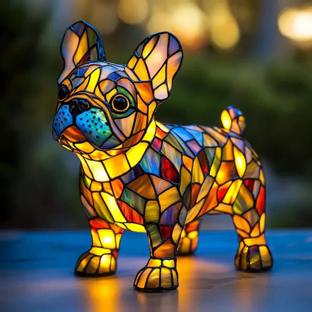 Colorful Dog Theme Table Lamp Pet Friendly Home Decor - SweetyGem