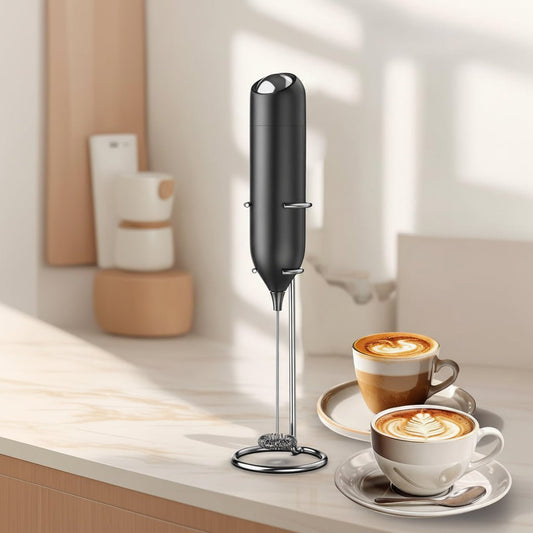 Portable Electric Milk Frother Stainless Steel Foam Machine - SweetyGem