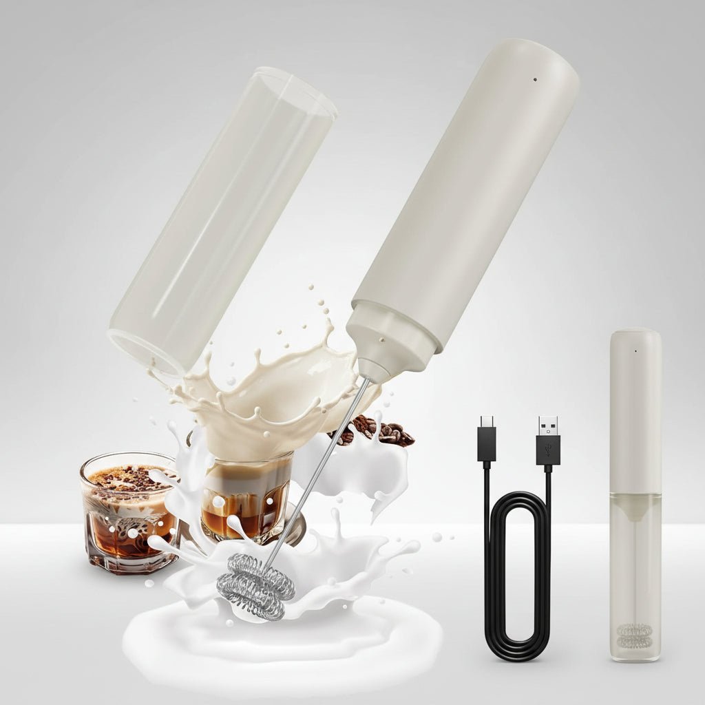 Portable Electric Milk Frother Stainless Steel Foam Machine