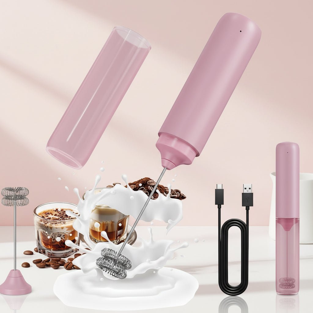 Portable Electric Milk Frother Stainless Steel Foam Machine