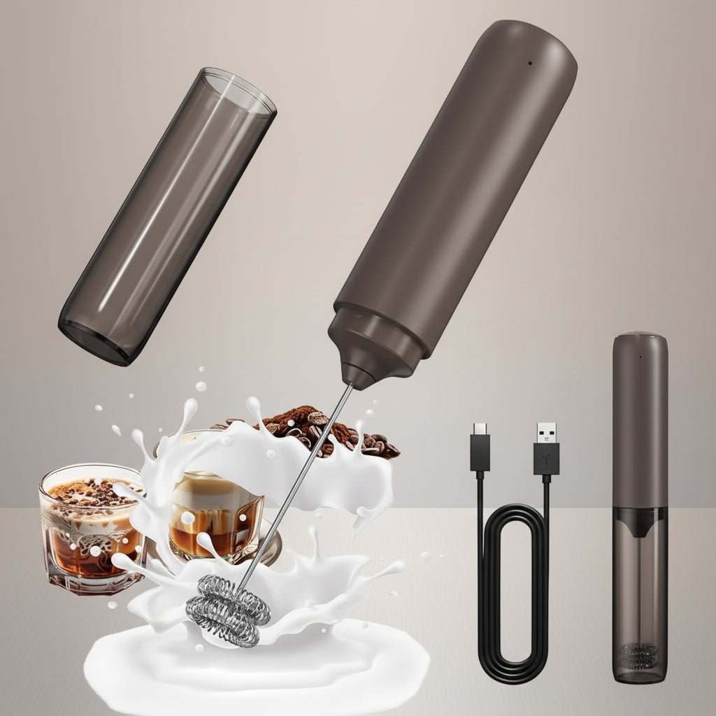 Portable Electric Milk Frother Stainless Steel Foam Machine