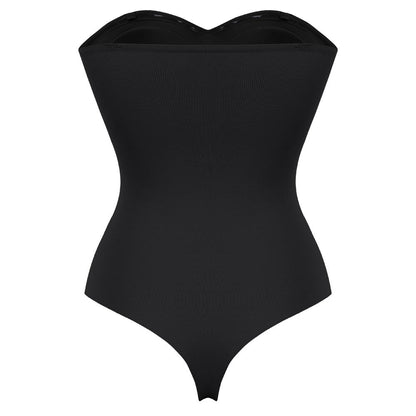 Strapless Thong Bodysuit Front Clasp Shaperwear