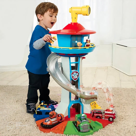 Fun Kids Car Play Set with Slide and Garage - SweetyGem