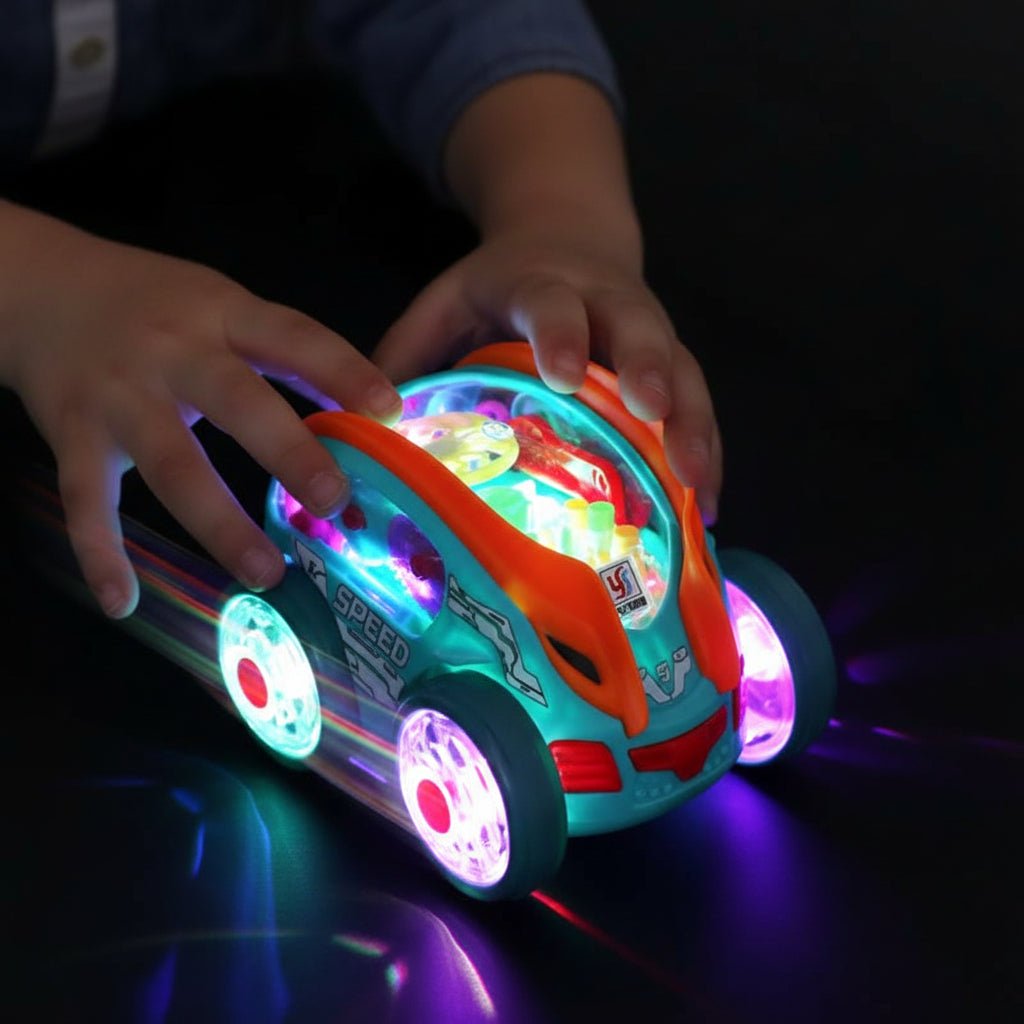 Colorful Musical Spin Toy Car for Kids - SweetyGem