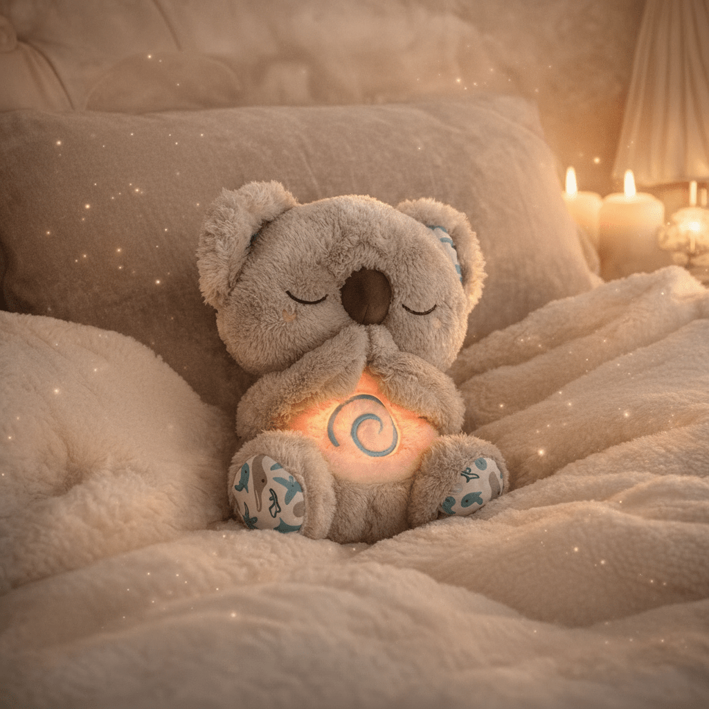 Cuddly Plush Nightlight with Soothing Breathing Effect - SweetyGem