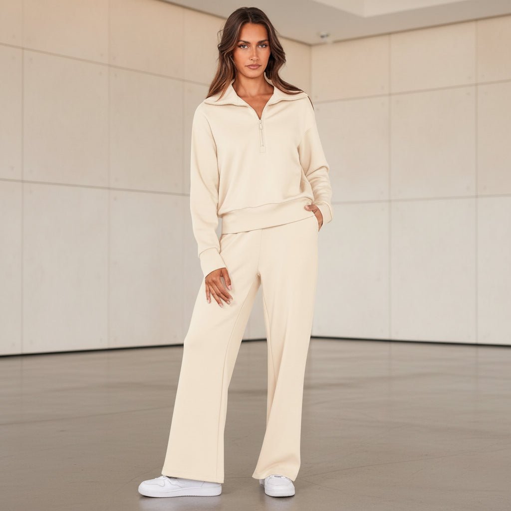 Ladies 2 Piece Sportswear Set Jogger Pants Hoodie