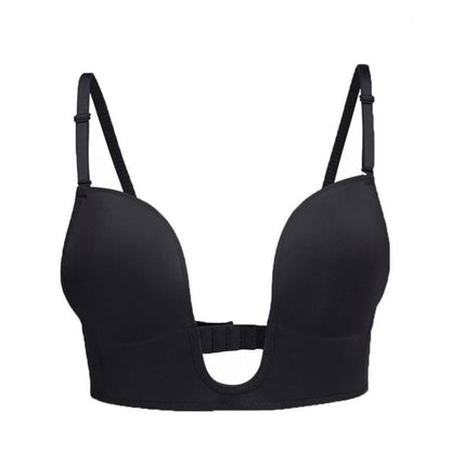 U-Shaped Lift & Support Plunge Low Back Bra