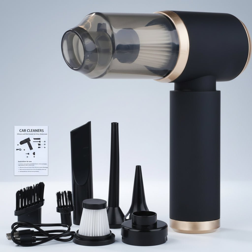 Compact Rechargeable Vacuum Cleaner for Car and Home - SweetyGem