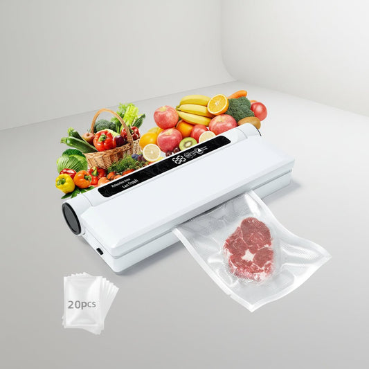 Compact Automatic Food Vacuum Sealer 20 Bags - SweetyGem