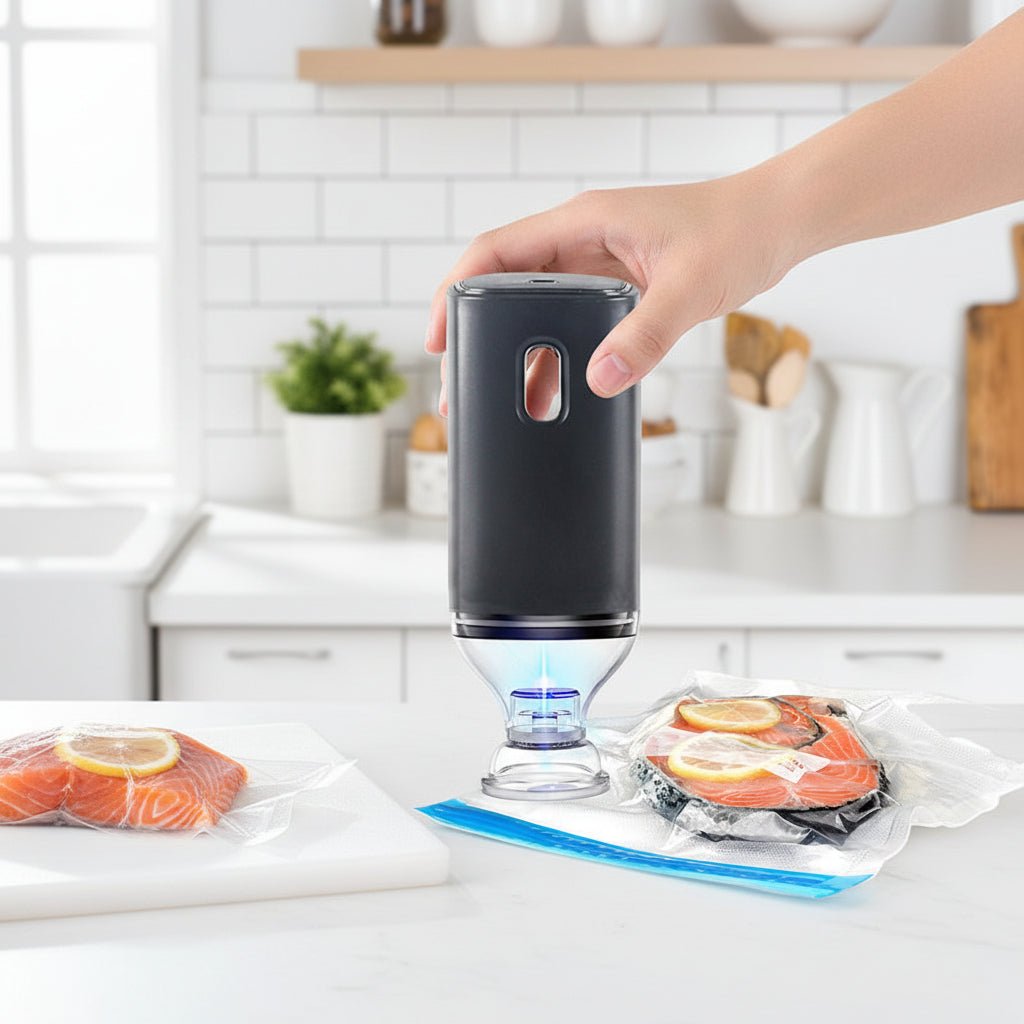 Reusable Food Saver Bags Electric Vacuum Storage Kit