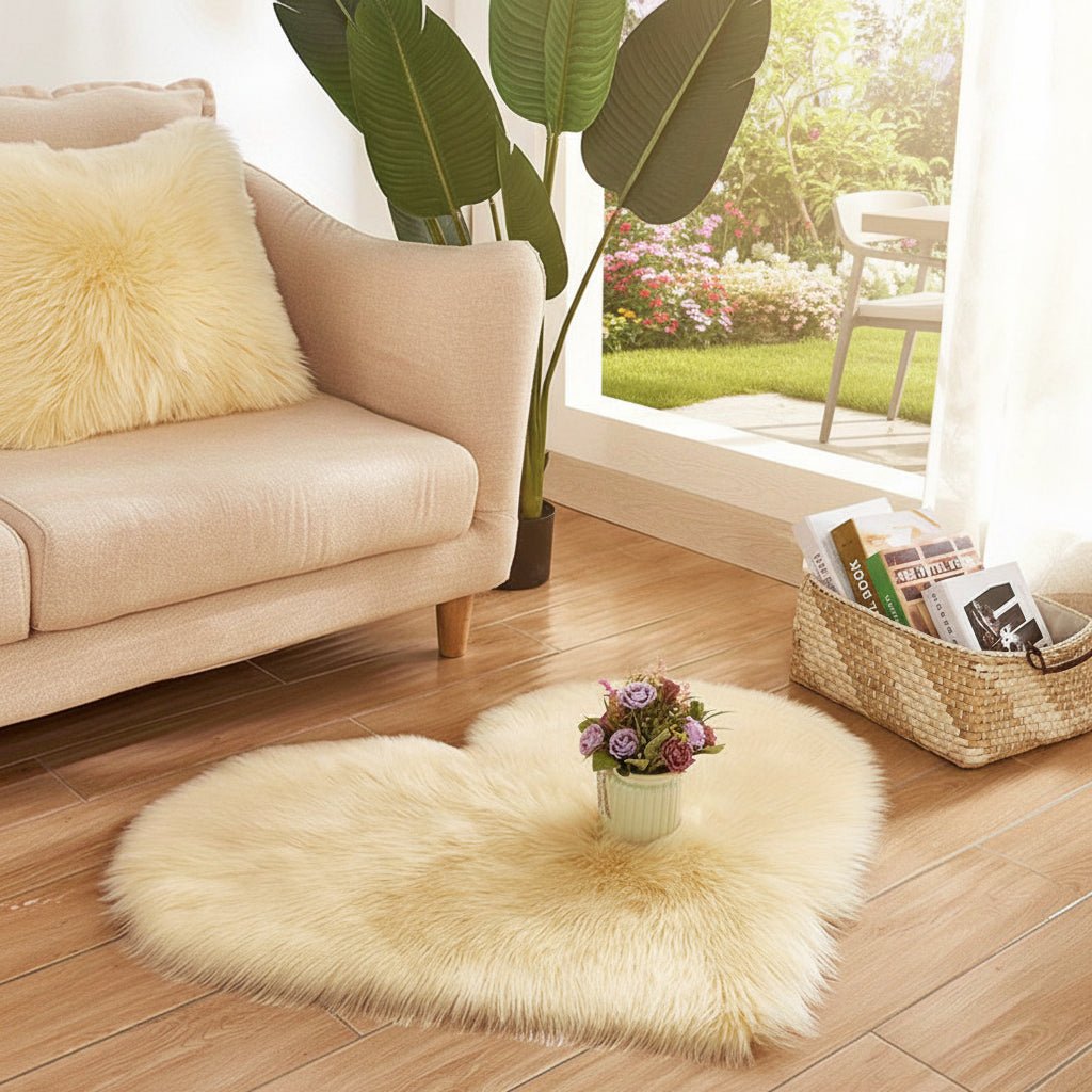 Plush Valentine Area Rug Soft Living Room Carpet