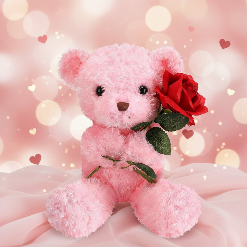 Soft Pink Adorable Teddy Bear Toys
