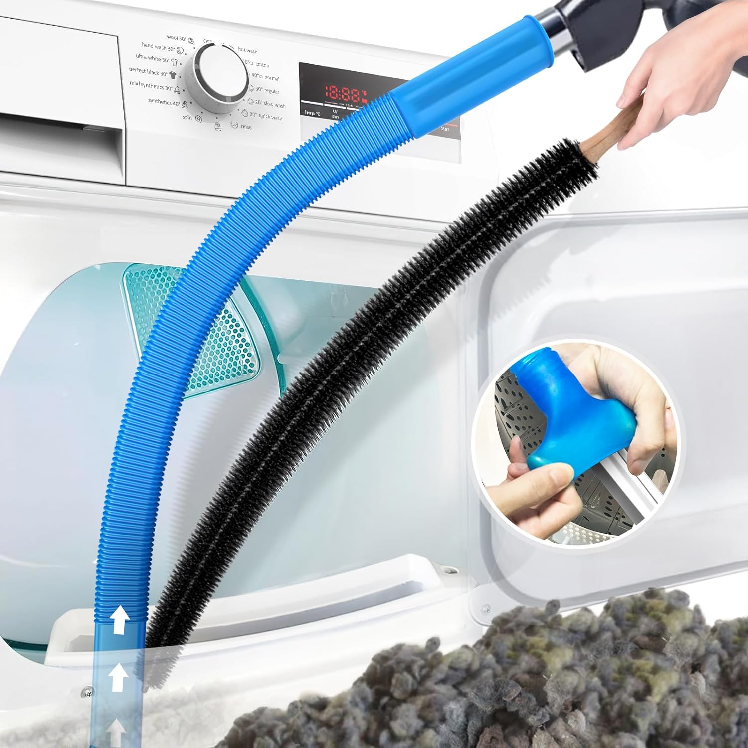 Easy Dryer Vent Cleaning Kit Brush Tool - SweetyGem