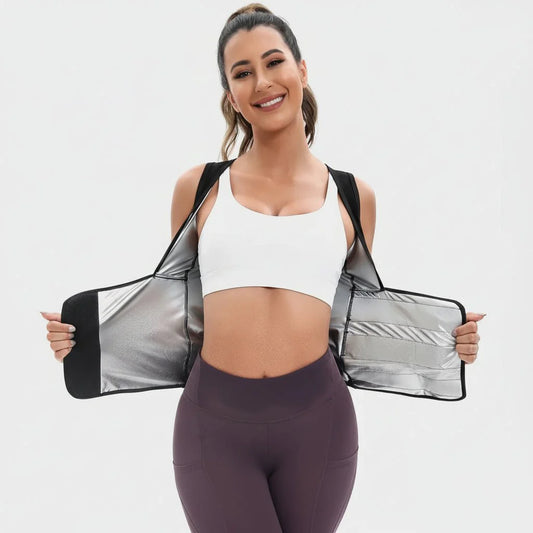 Slimming Fitness Vest for Women Zip Up Shapewear Top - SweetyGem