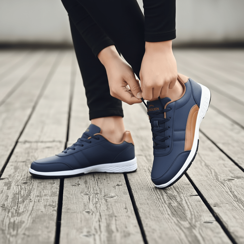 Comfortable Sneakers Wide Fit Everyday Walking Shoes - SweetyGem